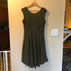 prAna Jola Dress, Cozy Jersey, Olive/Slate Green